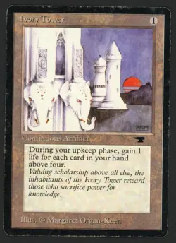 ***Ivory Tower*** MTG Antiquities Magic Kid Icarus - Image 1