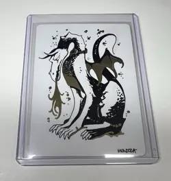 Dragon's Rage Channeler Foil Signed Sketched Artist Proof MTG RARE - Image 2