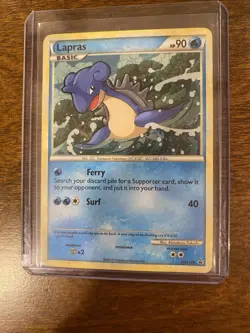 Pokemon TCG Lapras HGSS14 Holo Blackstar Promo HeartGold SoulSilver 2010 MP - Image 1
