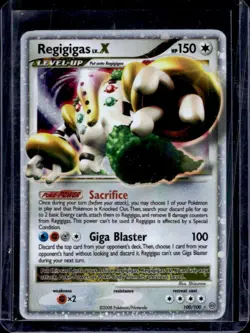 2008 Pokemon Diamond & Pearl Stormfront Regigigas LV.X #100/100 - Image 1