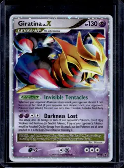 2007 Pokemon Diamond & Pearl Black Star Promos Giratina LV.X #DP38 - Image 1