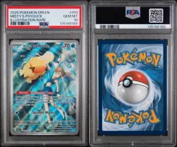 Pokemon TCG Misty's Psyduck Destined Rivals 193/182 PSA 10 - Image 3