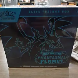Pokemon Mega Evolution Phantasmal Flames Elite Trainer Box ETB Sealed - Image 1