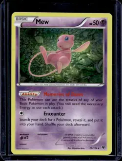 2016 Pokemon XY Fates Collide Mew Holo #29/124 - Image 1