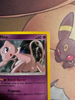 Pokemon Mew SM215 Black Star Promo HD SWIRL - Near Mint - Image 3