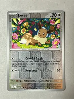Pokemon TCG * SV Shroulded Fable * 50/64 Eevee REVERSE HOLO C * FRESH PK - Image 1