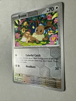Pokemon TCG * SV Shroulded Fable * 50/64 Eevee REVERSE HOLO C * FRESH PK - Image 2