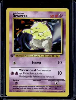 1999 Pokemon German 1st Edition Drowzee #49/102 - Image 1