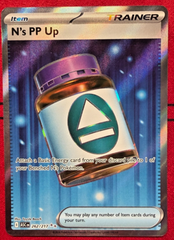 N's PP Up 262/217 Full Art Ultra Rare Pokemon Ascended Heroes ENGLISH - Image 1