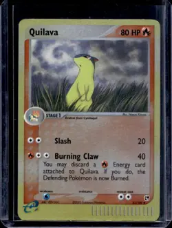 2003 Pokemon EX Sandstorm Quilava Reverse Holo #51/100 - Image 1