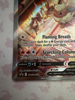 Pokemon Flareon v SWSH179 Sword & Shield Black Star Promo - Image 5