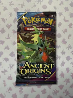 2015 Pokemon Ancient Origins Factory Sealed Booster Pack Mega Tyranitar Artwork - Image 1