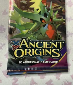 2015 Pokemon Ancient Origins Factory Sealed Booster Pack Mega Tyranitar Artwork - Image 4