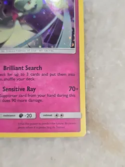 2018 Pokemon Sun & Moon Lost Thunder Gardevoir Cosmos Holo #141 TCG - Image 4