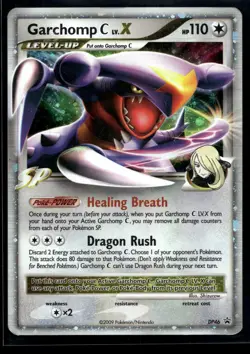 2009 Pokemon Diamond and Pearl BSP DP46 Garchomp C LV.X Holo LP - Image 1
