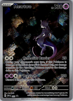 Mewtwo 052 Pokemon Scarlet & Violet Promo Near Mint (NM) 2023 - Image 1