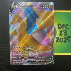 CHARIZARD V SWSH050 Black Star Promo - Champions Path ETB Pokemon TCG - MINT - Image 1