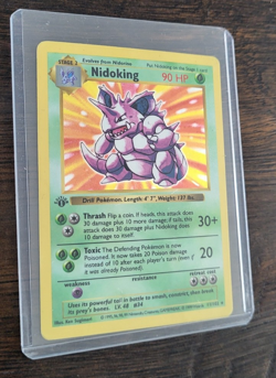 Pokemon TCG - 1st Edition Nidoking - 011/102 Base Set (Shadowless) Holo - Image 2