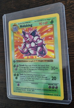 Pokemon TCG - 1st Edition Nidoking - 011/102 Base Set (Shadowless) Holo - Image 3