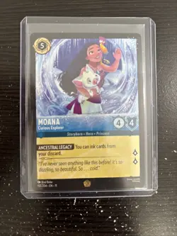 Moana - Curious Explorer 155/204 Winterspell Legendary Disney Lorcana TCG - Image 1