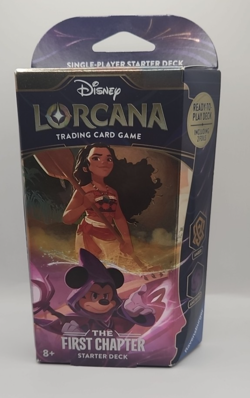 Disney Lorcana The First Chapter Starter Deck Amber And Amethyst TCG Sealed New - Image 1