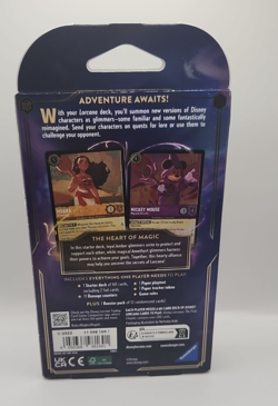 Disney Lorcana The First Chapter Starter Deck Amber And Amethyst TCG Sealed New - Image 2