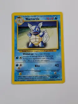 Pokemon Card Wartortle 042/102 Base Set Regular US - Image 1