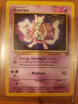 Mewtwo WB First Movie Black Star Promo card 3 - Image 1