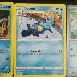x11 oshawott Dewott Samurott pokemon card collection set mixed lot.Black &white - Image 4