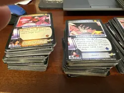 Dragon Ball Z 500+ Non Foil Saiyan Saga Score 2000 CCG Lot Plus 58 Card Foil Lot - Image 2