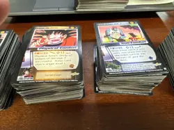 Dragon Ball Z 500+ Non Foil Saiyan Saga Score 2000 CCG Lot Plus 58 Card Foil Lot - Image 3