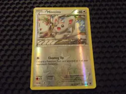 Pokemon Card Minccino 86/124 XY Fates Collide Reverse HOLO Rare NM/LP - Image 1