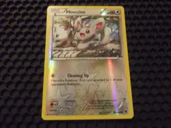Pokemon Card Minccino 86/124 XY Fates Collide Reverse HOLO Rare NM/LP - Image 4