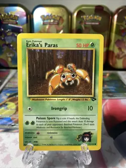 Erika's Paras 71/132 2000 Gym Challenge Regular Pokemon Card - NM/M - Image 2