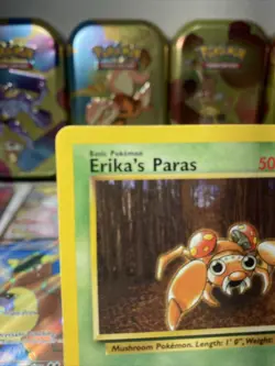 Erika's Paras 71/132 2000 Gym Challenge Regular Pokemon Card - NM/M - Image 3