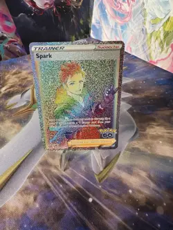 Pokemon TCG Trainer Spark Holo Card Secret Rainbow Rare 085/078 Pokemon Go - Image 1