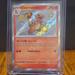 Pokemon Charmeleon SV: Paldean Fates 110/091 Holo Stage 1 90 HP 50 Card - Image 1