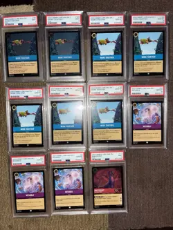 Disney Lorcana First Chapter Error Misprint PSA Cards Foil Holo - Image 1