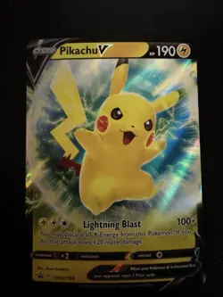 Pikachu V SWSH198 SWSH: Sword & Shield Promo Cards Holo - Image 1