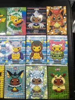 Pokemon Lot 30 - 2024 Card Database Christmas Poncho Pikachu - Vintage Topsun - Image 5