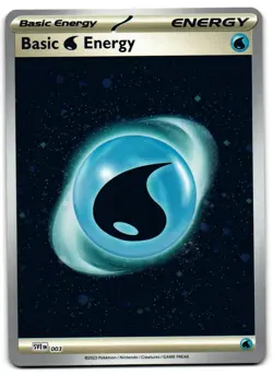Basic Water Energy 003 - Scarlet & Violet Pokemon TCG Cosmos Holo - LP Card - Image 1