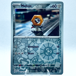 Pokemon Scarlet & Violet Stellar Crown Meltan Reverse Holo Common Card - Image 1