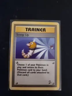 Pokemon Card - Scoop Up Base Set 2 107/130 Rare - Image 1