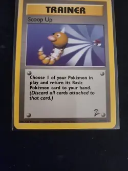 Pokemon Card - Scoop Up Base Set 2 107/130 Rare - Image 2