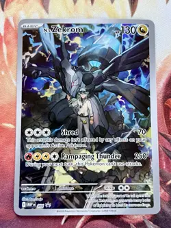 N's Zekrom #31 Pokemon Black Star Promo Ascended Heros ETB Card NM ⚡ - Image 1