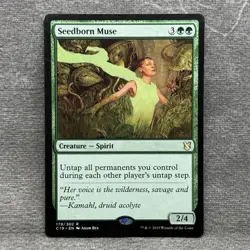 MTG Seedborn Muse Commander 2019 C19 #179 Non-Foil LP Magic Card - Image 1