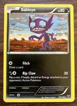 Sableye 68/146 - 2014 Pokemon XY Uncommon Card - CLEAN NM - Image 1