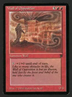 ***English Wall of Opposition*** MTG Legends Magic Kid Icarus - Image 1