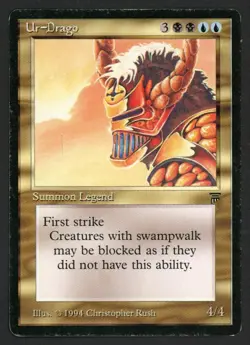 ***English Ur-Drago*** MTG Legends Magic Kid Icarus - Image 1