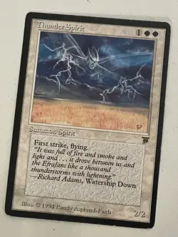 Magic the Gathering MTG Legends Thunder Spirit MP (Beta Bob) - Image 1